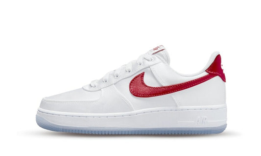 Nike Air Force 1 Low '07 Satin White Varsity Red (Women's)