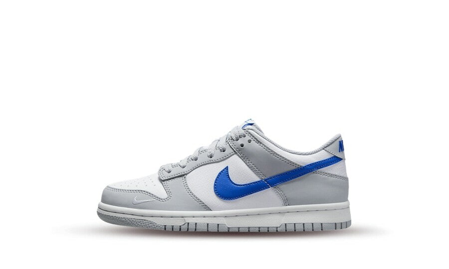 Nike Dunk Low Mini Swoosh Wolf Grey Game Royal (GS)