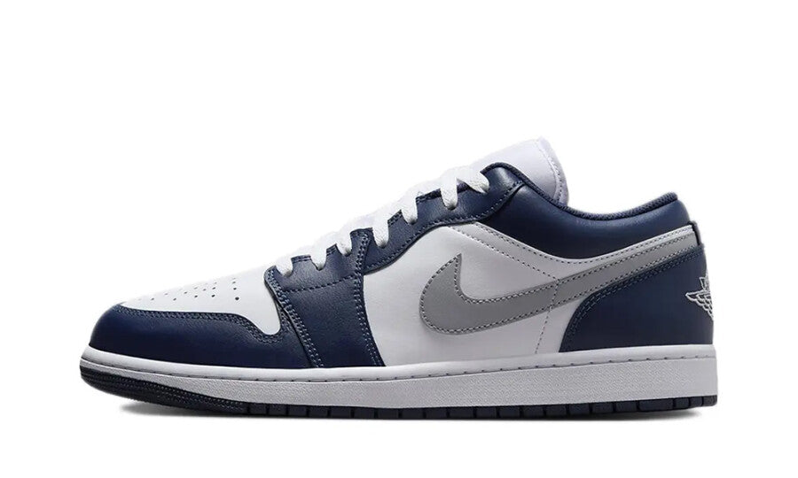 Jordan 1 Low Wolf Grey Midnight Navy