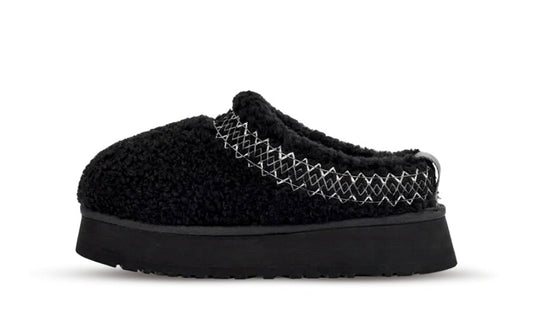 UGG Tazz Slipper Heritage Braid Black (Women's)