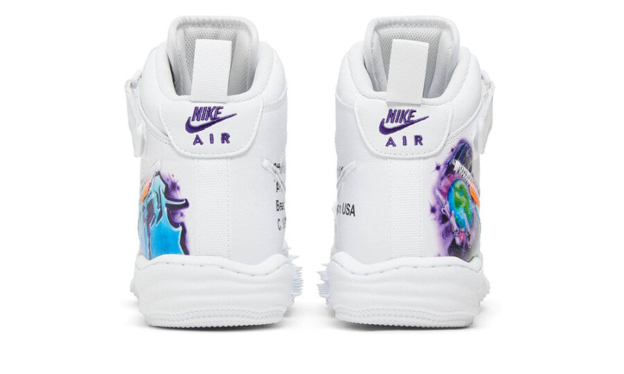 Nike Air Force 1 Mid Off-White Graffiti White