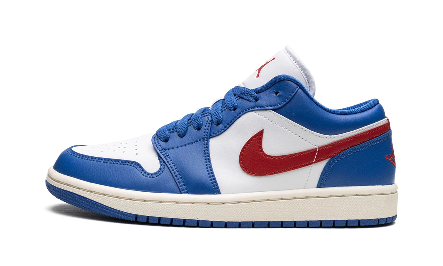 Jordan 1 Low Sport Blue Gym Red (Women's)