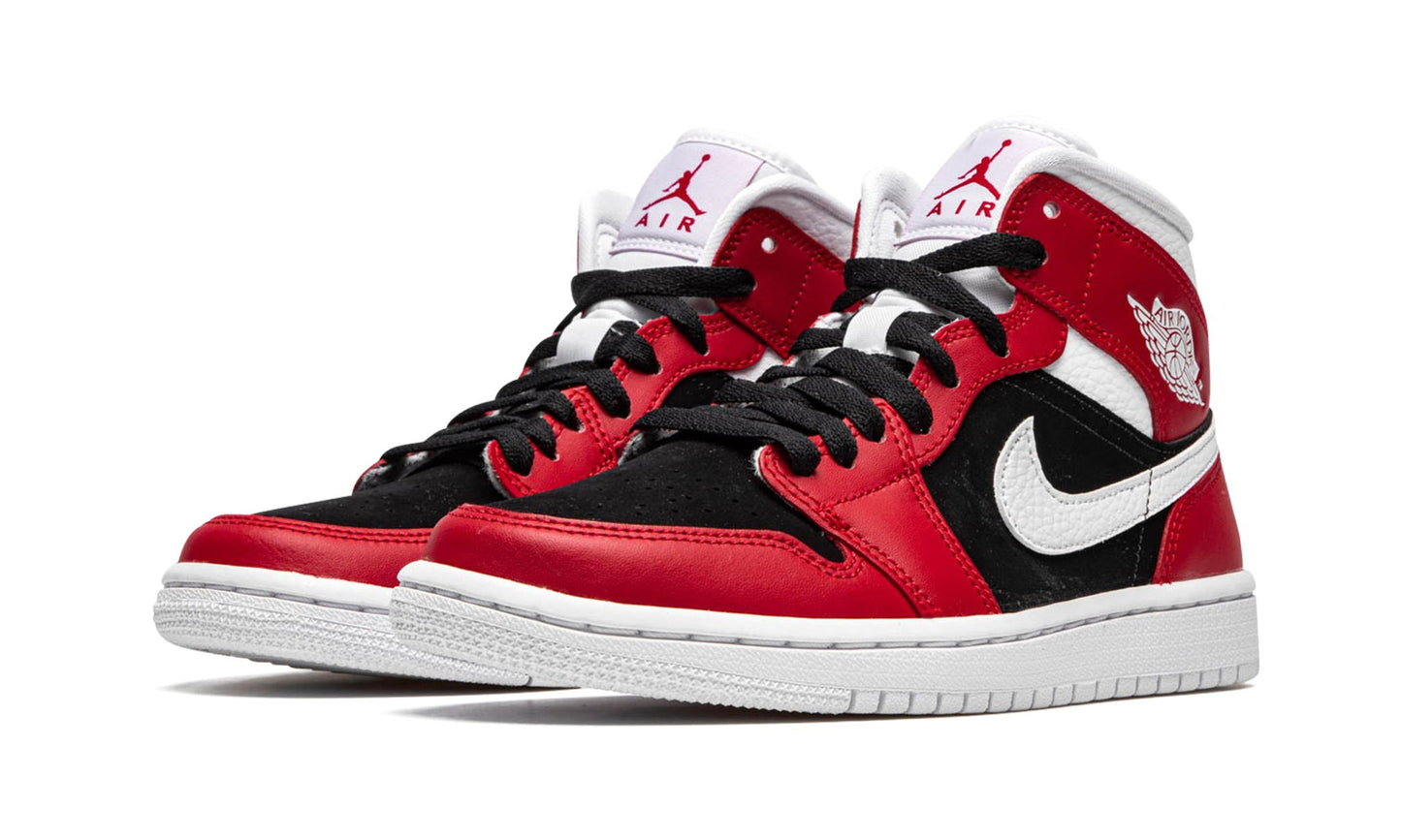 Jordan 1 Mid Gym Red Black (Women's)