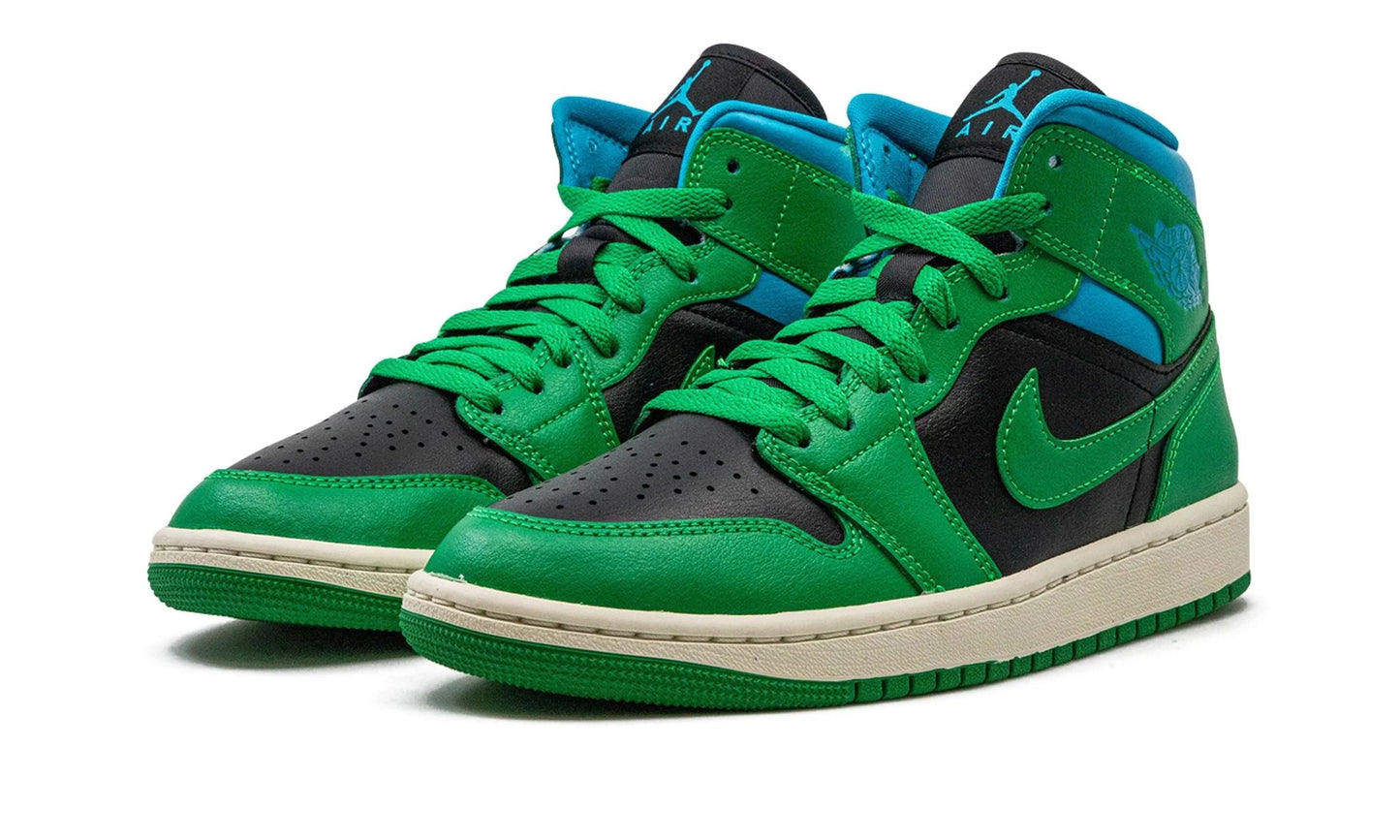 Jordan 1 Mid Lucky Green Aquatone (Women's)