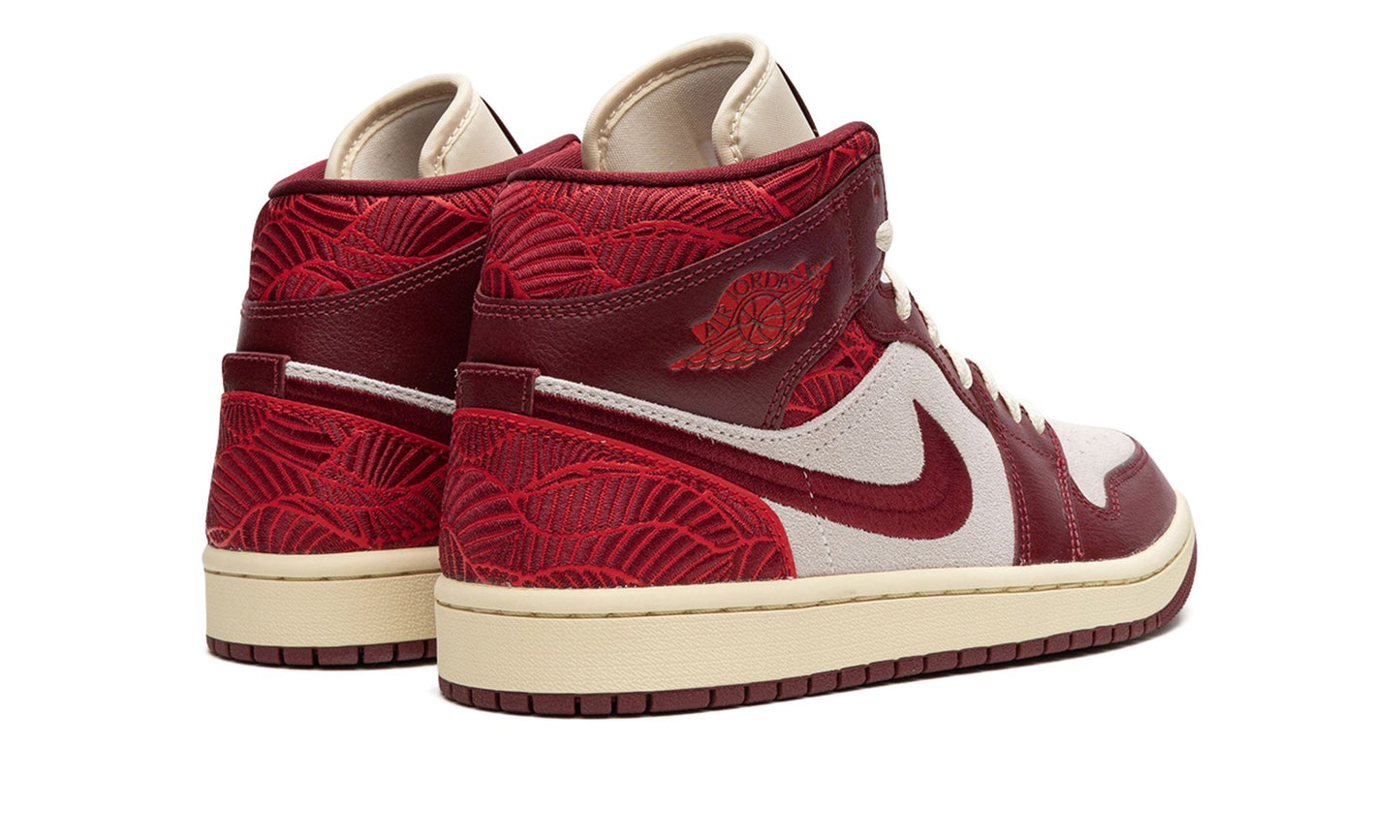 Jordan 1 Mid SE Tiki Leaf Team Red (Women's)