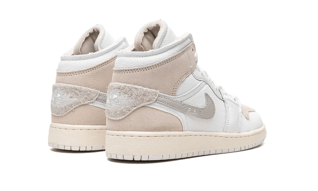 Jordan 1 Mid SE Craft Inside Out White Grey