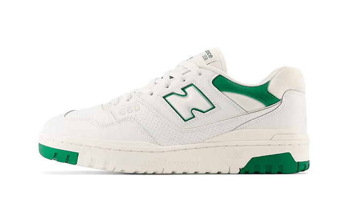 New Balance 550 White Classic Green 