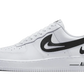 Nike Air Force 1 Low '07 FM Cut Out Swoosh White Black