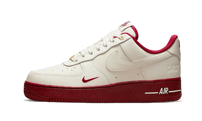 Nike Air Force 1 Low '07 SE 40. Anniversary Edition Sail Team Red (Women's)