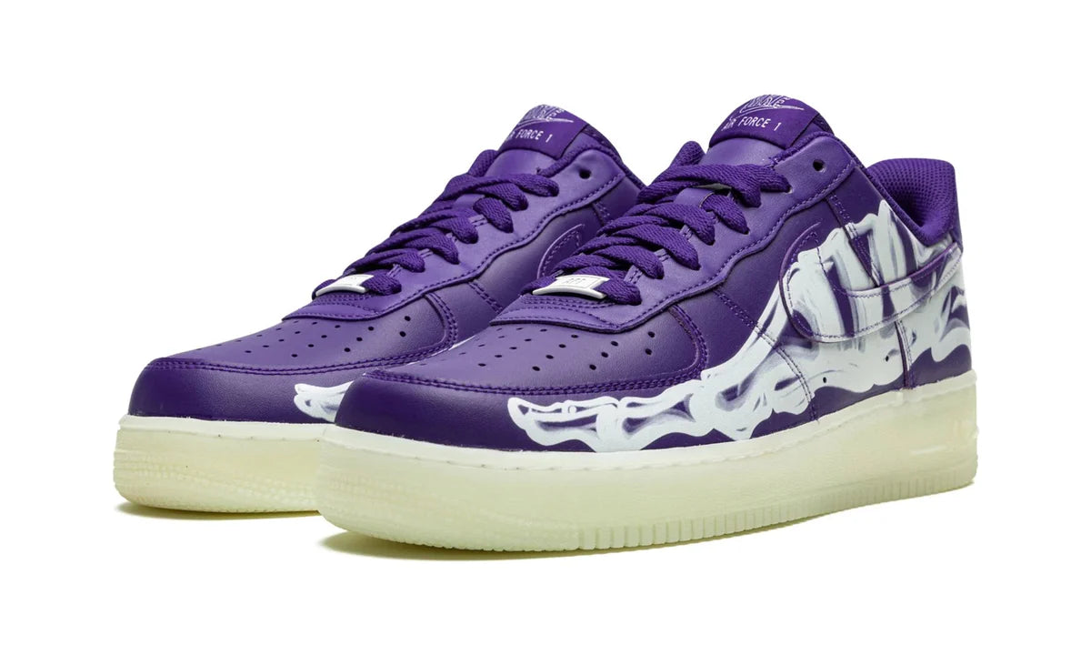 Nike Air Force 1 Low '07 QS Purple Skeleton Halloween (2021)