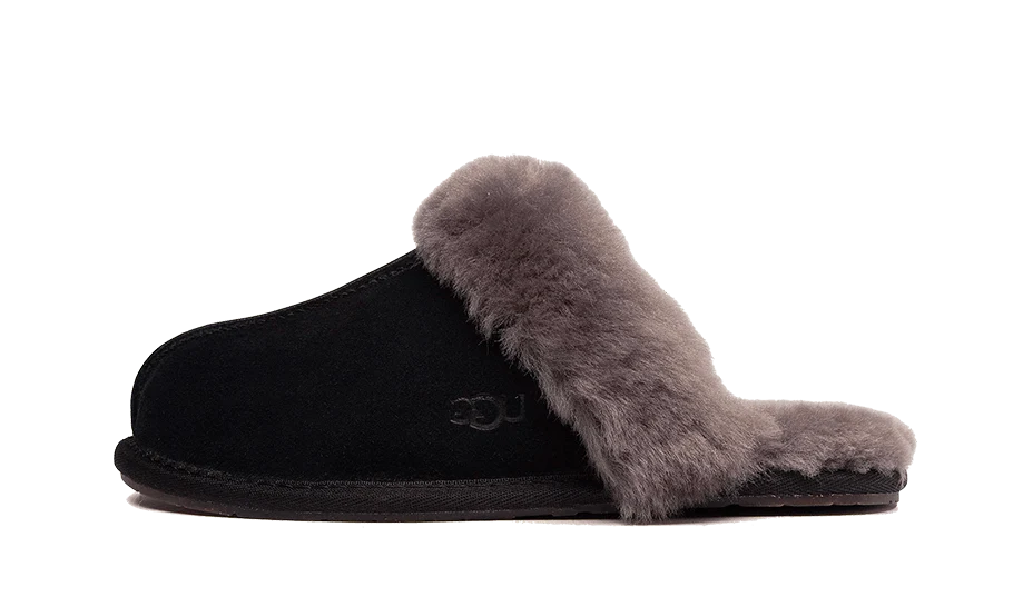 UGG Scuffette II Slipper Black Grey (Women's)