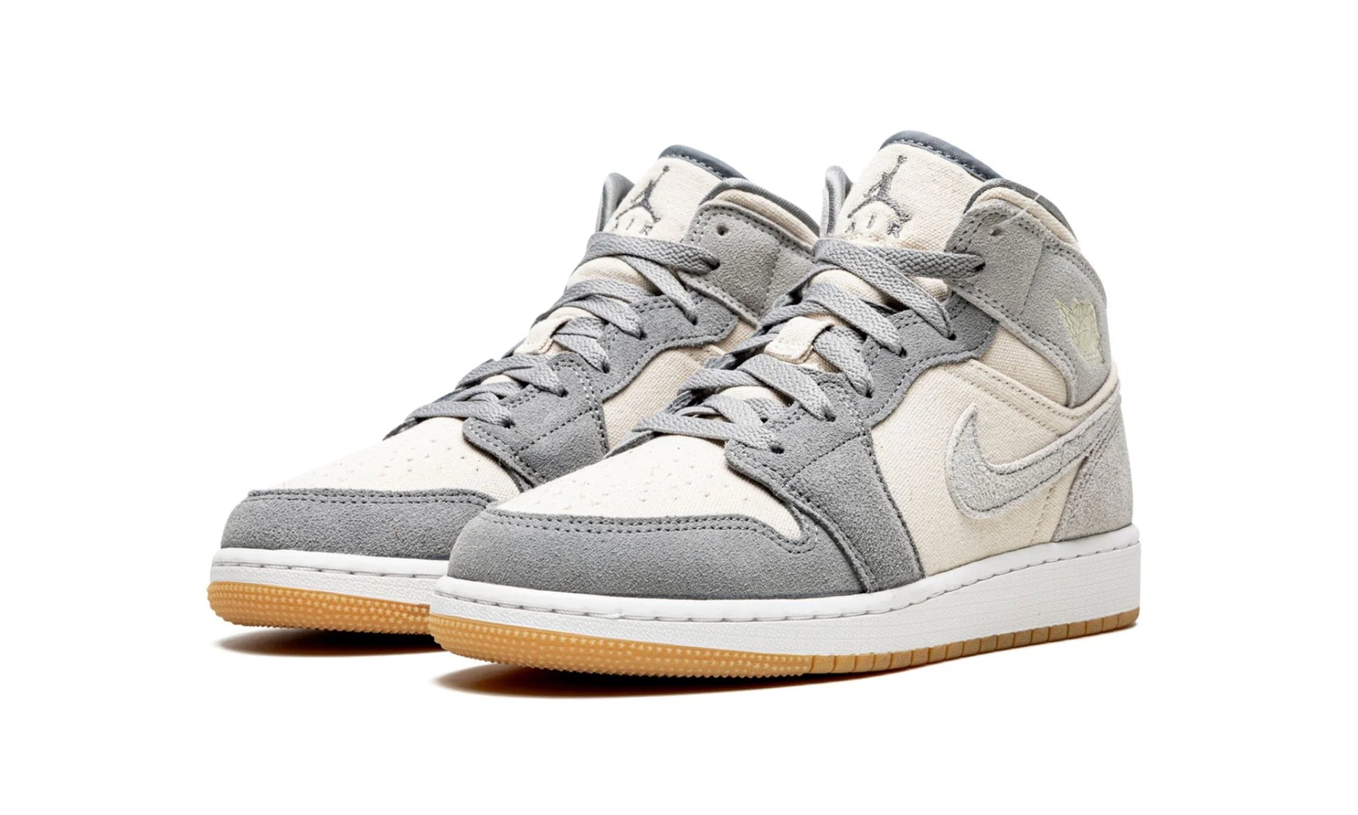 Jordan 1 Mid Coconut Milk Particle Grey - soleHub