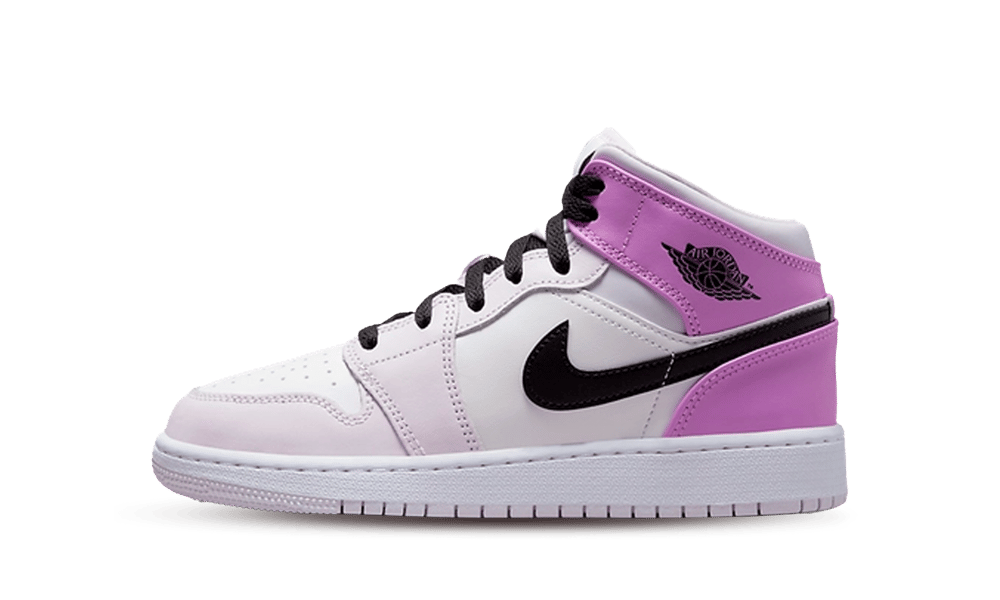 Jordan 1 Mid Barely Grape (GS) - soleHub