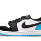 Jordan 1 Low OG Black Dark Powder Blue - soleHub