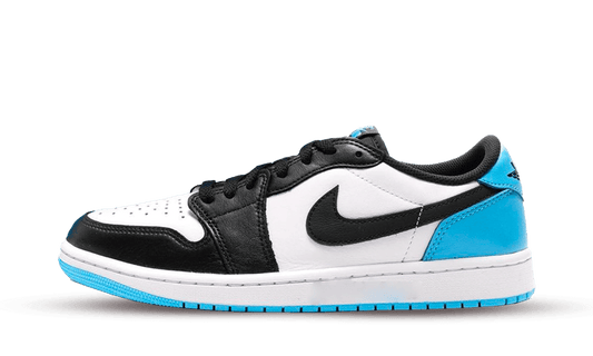 Jordan 1 Low OG Black Dark Powder Blue - soleHub