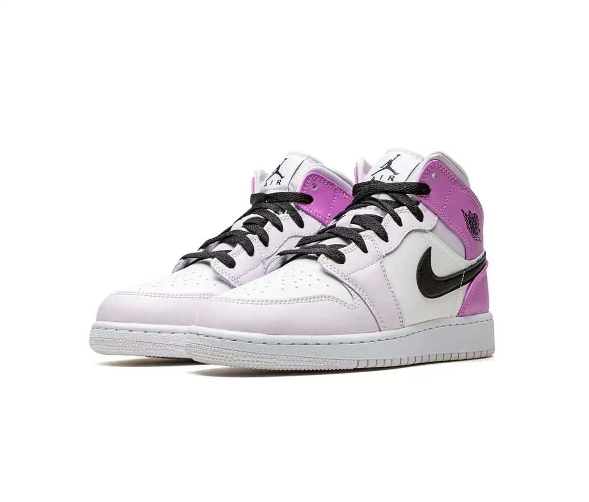 Jordan 1 Mid Barely Grape (GS) - soleHub