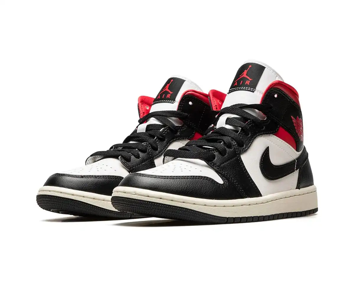 Jordan 1 Mid Black Gym Red Panda (W) - soleHub