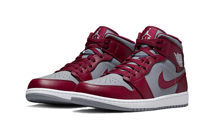 Jordan 1 Mid Cherrywood Red - soleHub