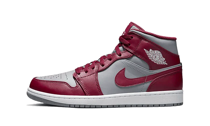 Jordan 1 Mid Cherrywood Red - soleHub