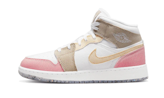 Jordan 1 Mid Pastel Grind (GS) - soleHub