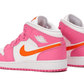 Jordan 1 Mid Pinksicle Safety Orange (GS) - soleHub